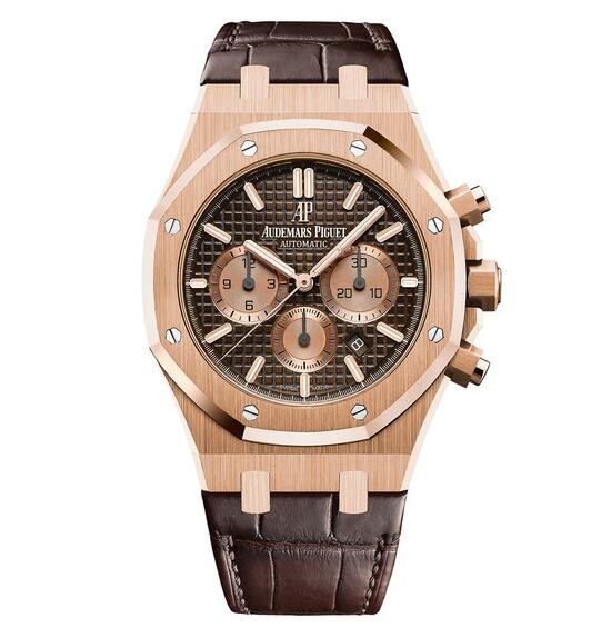 AAA Replica Audemars Piguet Royal Oak Chronograph Brown Dail Watch 26331OR.OO.D821CR.01